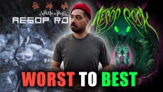 Aesop Rock Albums Ranked WORST to BEST