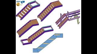 Tekla Open API training - CustomPartBase Component - 102 - BNV Stair Standard Component