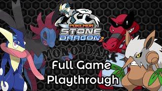 Pokemon Stone Dragon 2 (Rom Hack) | Mono Dark | Full Game Playthrough