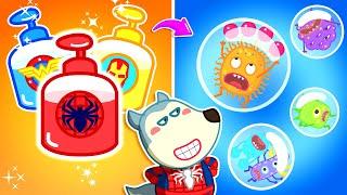 Wolfoo Superhero Hand Wash | Compilation Of Good Habits For Kids  Wolfoo Kids Cartoon