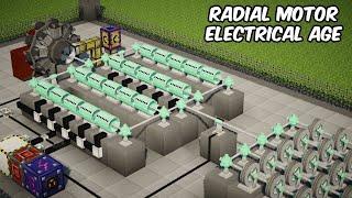 Radial Motor Powerplant using BuildCraft Fuel - Electrical Age Mod