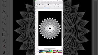 Vector Flower Design in CorelDraw  #learncoreldraw #coreldraw #coreldesign #graphicdesign #vector