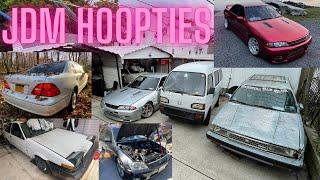 The Only JDM Hoopty Fleet On Youtube!!! Prices Included