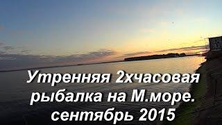 Заславское водохранилище.Рыбалка на маховую удочку.23.09.2015. Fishing on swing udochku.