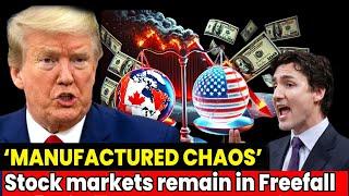 Trump FREAKS OUT as EVERYTHING CRASHES Hard–Absolute Chaos Created By One Person Trump Tariff Threat