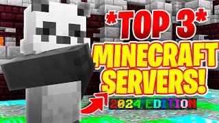 TOP 3 PRISON SERVERS! *2024 EDITION* | Minecraft OP Prison | 1.8-1.20+ New Minecraft Prison Servers