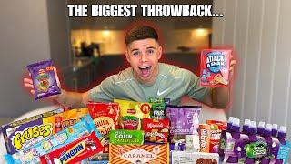 REACTING TO CHILDHOOD SNACKS!! **NOSTALGIC**