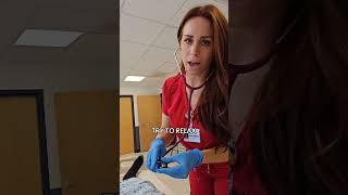 Why is your heart racing ? #relax #checkup #nurse #oliviajaymes #ernurse #usnurse #comedy #nurse