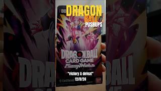 There's plenty of day left #Dragonball #TCG #Pushups