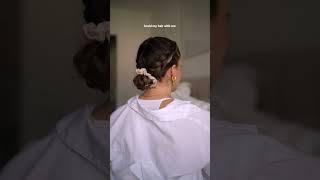 #momhairstyle love to wear my hair like this #hairtutorial #hairstyle #fitmom #braidstyles