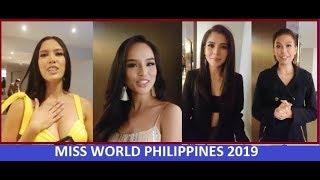 Some Miss World Philippines 2019 Beauties Greet Pageanthology 101