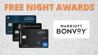 Marriott Free Night Awards - Why you should keep your Marriott cards