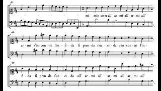 Tradimento op. 7 (B. Strozzi) Score Animation