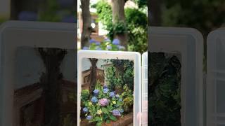 Miniature Flower Plein Air Oil Painting #miniaturepainting #landscapepainting #flowerpainting