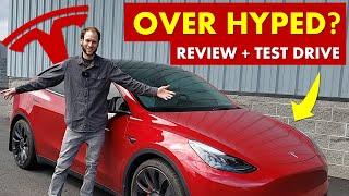 OVER HYPED? Tesla Model Y Performance Review + Test Drive