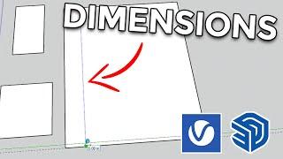 Using Measurements in Sketchup the right way | Beginners Tutorial