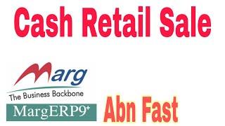 Retail Cash Sale Bill Entry In Marg Erp Software Tutorial In Hindi