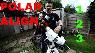 3 methods of Polar aligning for Astrophotography