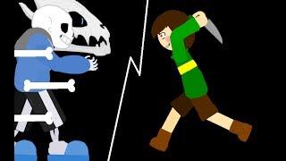 Pivot Animation | Sans Vs Chara (PT-BR)