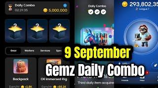 Gemz Daily Combo 9 September | Gemz Daily Code 9 September | Daily Combo Today