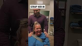 Neck adjustment with a seatbelt!