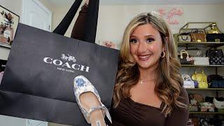 NEW COACH HANDBAG REVEAL & TJ MAXX SHOPPING HAUL!  (I got a newly released bag)