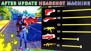 AFTER UPDATE 200 SENSITIVITY SETTINGS | AFTER UPDATE FREE FIRE MAX ( AUTO HEADSHOT ) SENSITIVITY