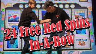 Get Ready for INSANE Action 24 Red Spins in a Row on Neptune's Gold!