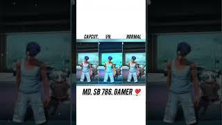 Capcut vs VN vs normal editing  in the free fire  viral #short
