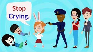 Mara Beats Mina and Max / Arrested. - Mina English - English Communication Lesson.