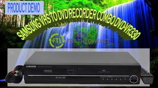HOW TO TRANSFER VHS TO DVD WITH SAMSUNG DVD VCR RECORDER COMBO DVD-VR330 2 WAY DUBBING MACHINE