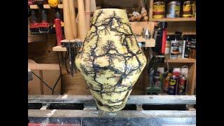 The Fractal Burned Segmented Vase