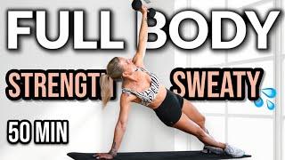 50 MIN FULL BODY STRENGTH & SWEAT 2 0 +WEIGHTS +SETS