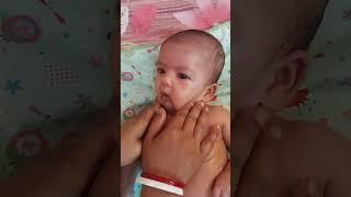 Newborn Oil Massage  #parenthoodjoy #babymassage #cutebaby #baby  #fun