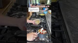 Breakfast Buffet for OUR BiG FAMILY!! #breakfastideas #bigfamilycooking #justthebells10