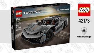 LEGO Technic Koenigsegg Jesko Absolut Grey Hypercar (42173)[801 pcs] Speed Build | TBBL