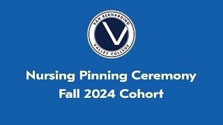 Nursing Pinning Ceremony Fall 2024 Cohort.