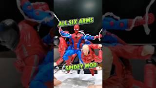 Full Six-Arm Spider-Man Mod What If Marvel Legends Hasbro Pulse Action Figure Custom