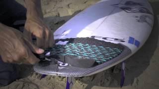 Surfing - How to: Attach a surfboard leash