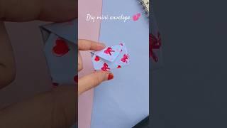 Diy mini envelope ️#shorts  #mini  #envelope  #minicraft