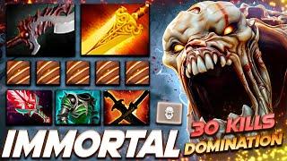 Immortal Lifestealer 30 Kills Domnination! - Dota 2 Pro Gameplay [Watch & Learn]