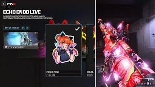 HOW TO UNLOCK FREE Animated Cat-Girl Smile Camo Rewards! (ALL Echo Endo Live Event Rewards Showcase)