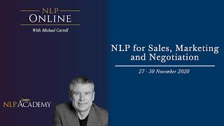 NLP Business Development Programme, Sales, Marketing and Negotiation.