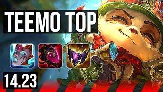 TEEMO vs ORNN (TOP) | 6 solo kills, Rank 10 Teemo | NA Grandmaster | 14.23