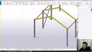 Tekla Structures Live // Разработка металлических конструкций // Часть 1