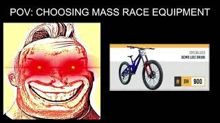 POV: Choosing Mass Race Equipment