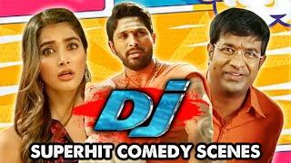 DJ Movie Comedy Scenes Back To Back | Allu Arjun Superhit Comedy Scene In Hindi