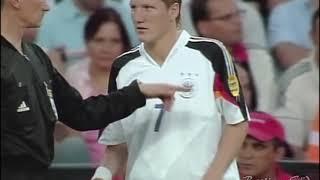 Bastian Schweinsteiger(19 years old) vs Netherlands in the UEFA Euro 2004