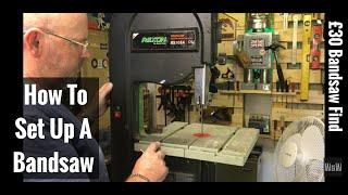 How To Set Up A Bandsaw / Rexon BS10SA Bandsaw