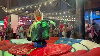  GIRLS TAKE ON THE BULL! Benidorm Bull Riding Challenge 2024